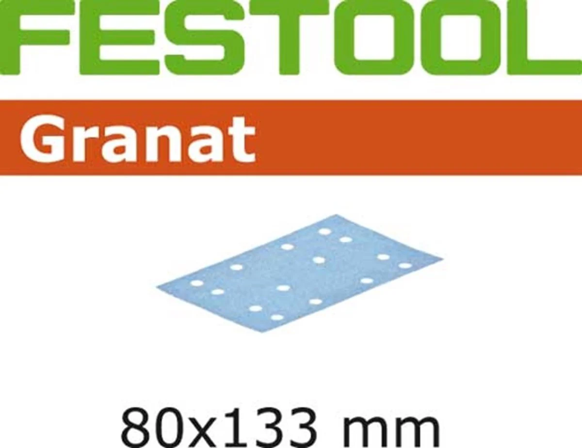 Festool STF 80x133 P80 Granat Schuurstroken VE=10 - 497128