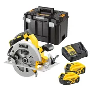 DeWALT DCS570P2 Accu cirkelzaag 184mm 18V XR 5.0Ah in TSTAK