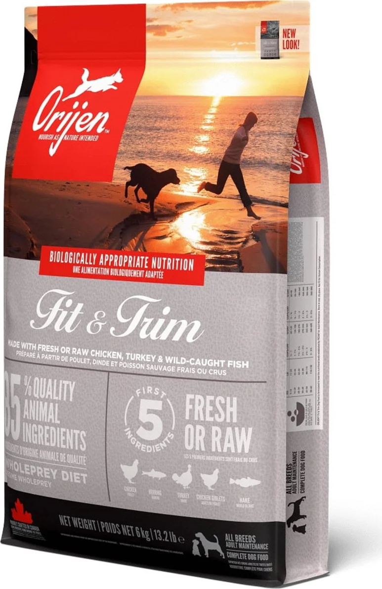 Orijen Hondenvoer Whole Prey Fit & Trim 6 kg