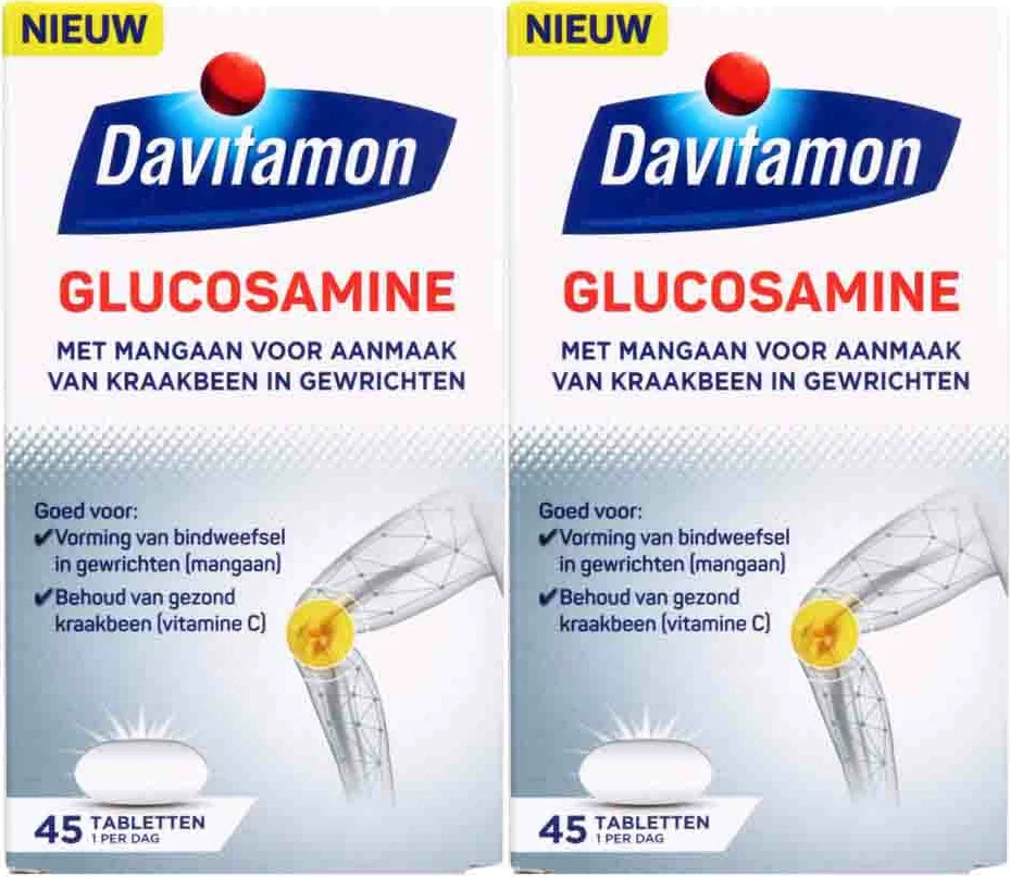 2x Davitamon Glucosamine 45 tabletten