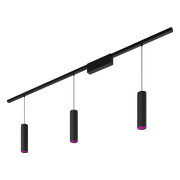 Philips Hue Perifo railverlichting plafond - 3 hanglampen - White and Color - Zwart