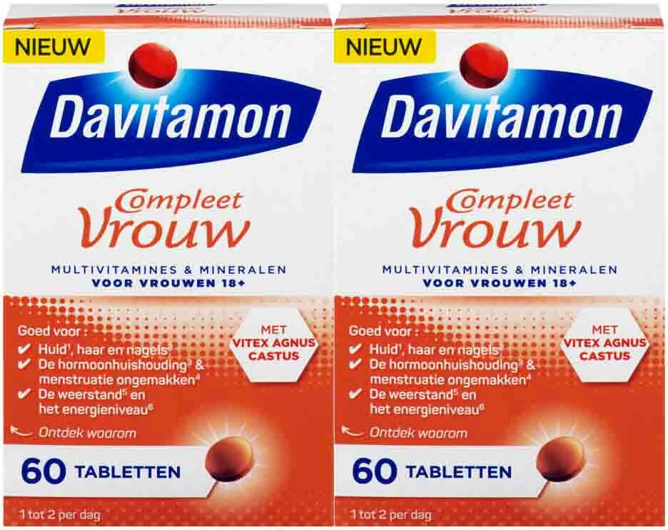 2x Davitamon Multi Vrouw 60 capsules