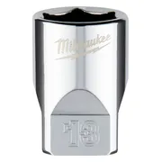 Milwaukee 1/4 Ratel Dop Metrisch Standaard 13 mm - 4932478321