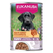 Eukanuba Hondenvoer Nat Life Care Dog Puppy Kalkoen en Wortel 400 gr