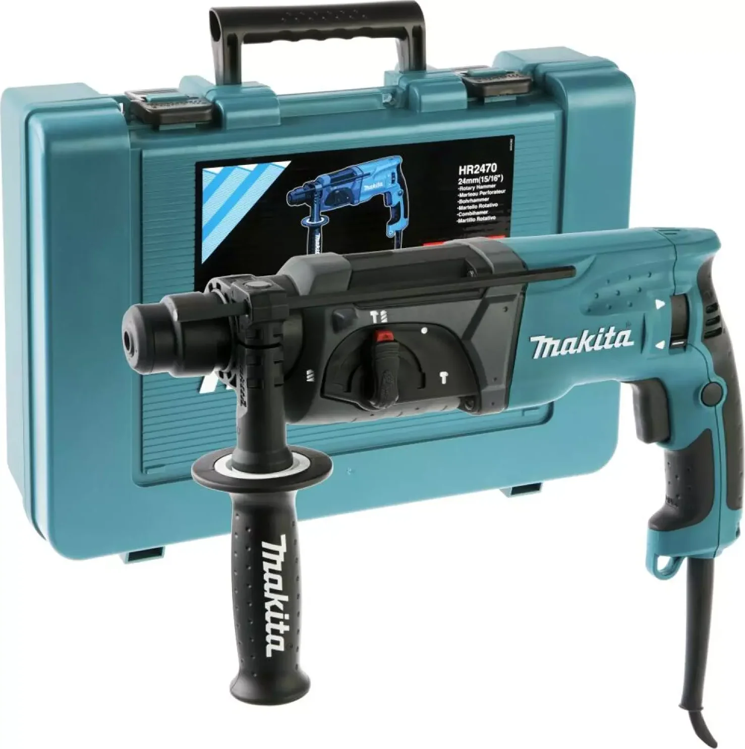 Makita HR2470 Combihamer SDS-Plus 2,4J 780W in koffer