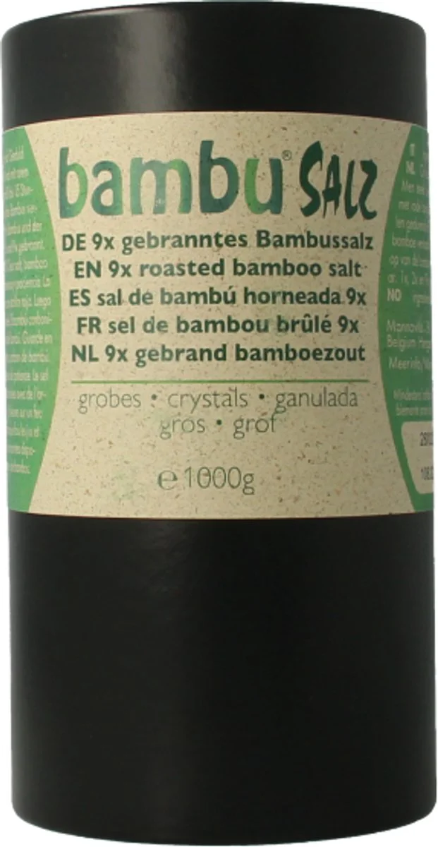 Bambu Salz 9x Gebrand Bamboezout Grof 1000GR