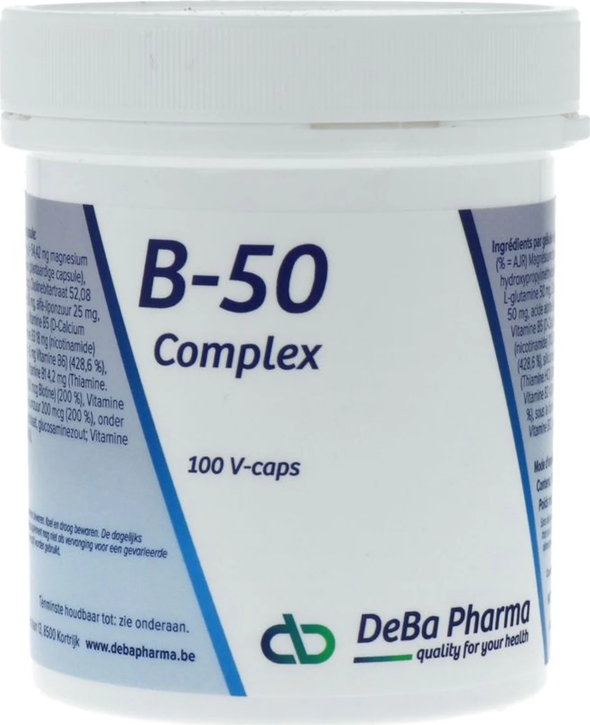 DeBa Pharma B-50 Complex Capsules 100VCP