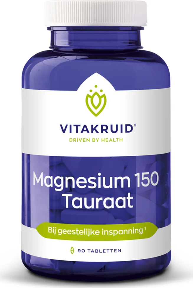 Vitakruid Magnesium 150 Tauraat 90 tabletten