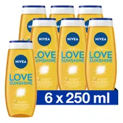 6x NIVEA Douchegel Love Sunshine 250 ml