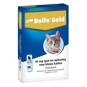 Bolfo Gold Anti Vlooiendruppels Kat Vanaf 1 kg 4 pipetten