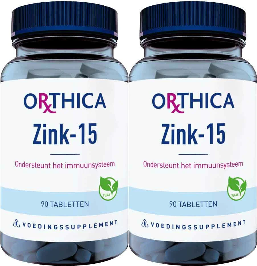 2x Orthica Zink 15 90 tabletten