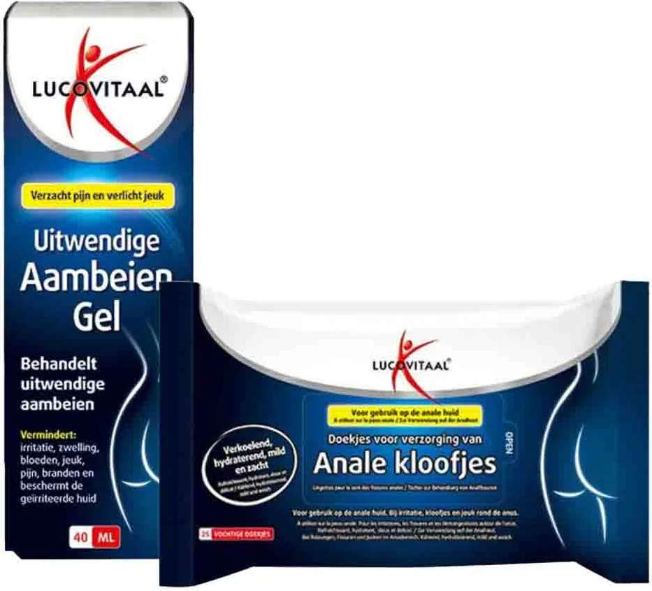 Lucovitaal Aambeien Gel en Anale Verzorgingsdoekjes Pakket