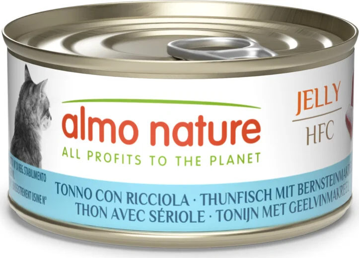 Almo Nature HFC Kattenvoer Nat Tonijn & Geelvinmakreel 70 gr