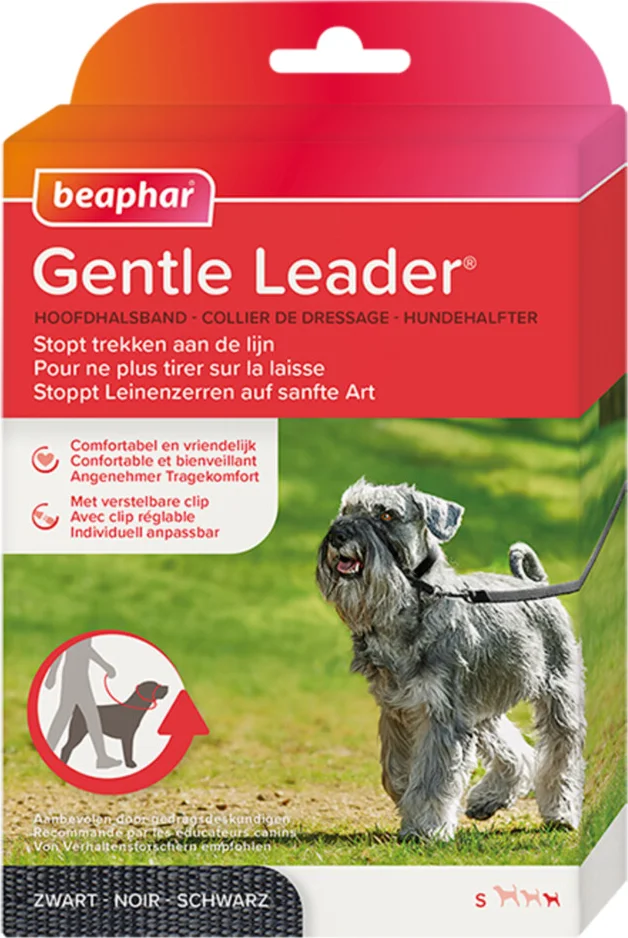 3x Beaphar Gentle Leader Zwart S