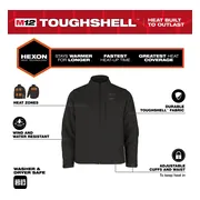 Milwaukee M12™ HJBL6-0 (XXL) HEXON verwarmde jas zwart - 4932493823