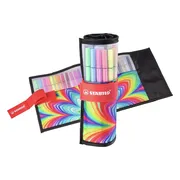 STABILO Pen 68 - Premium Viltstift - Rollerset - ARTY - Set Met 25 Verschillende Kleuren