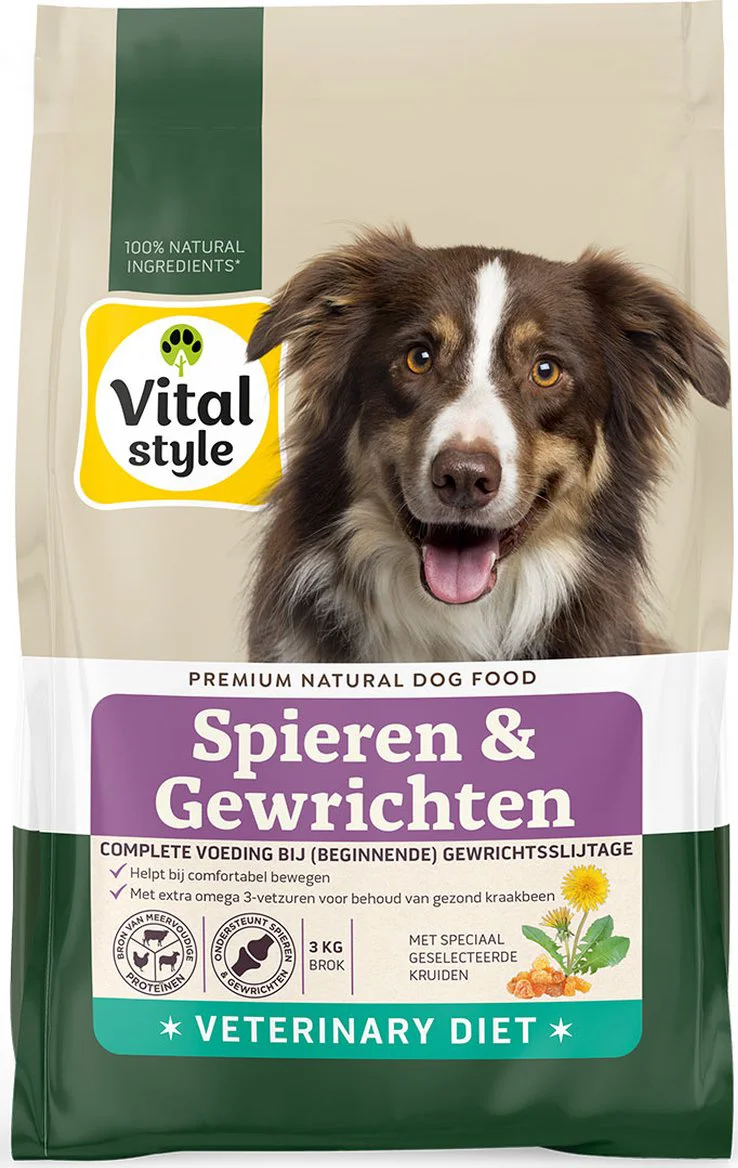 Vitalstyle Spier & Gewricht Hondenvoer 3 kg