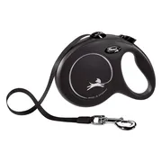 Flexi Rollijn Classic Tape 5 mtr tot 50 kg Zwart