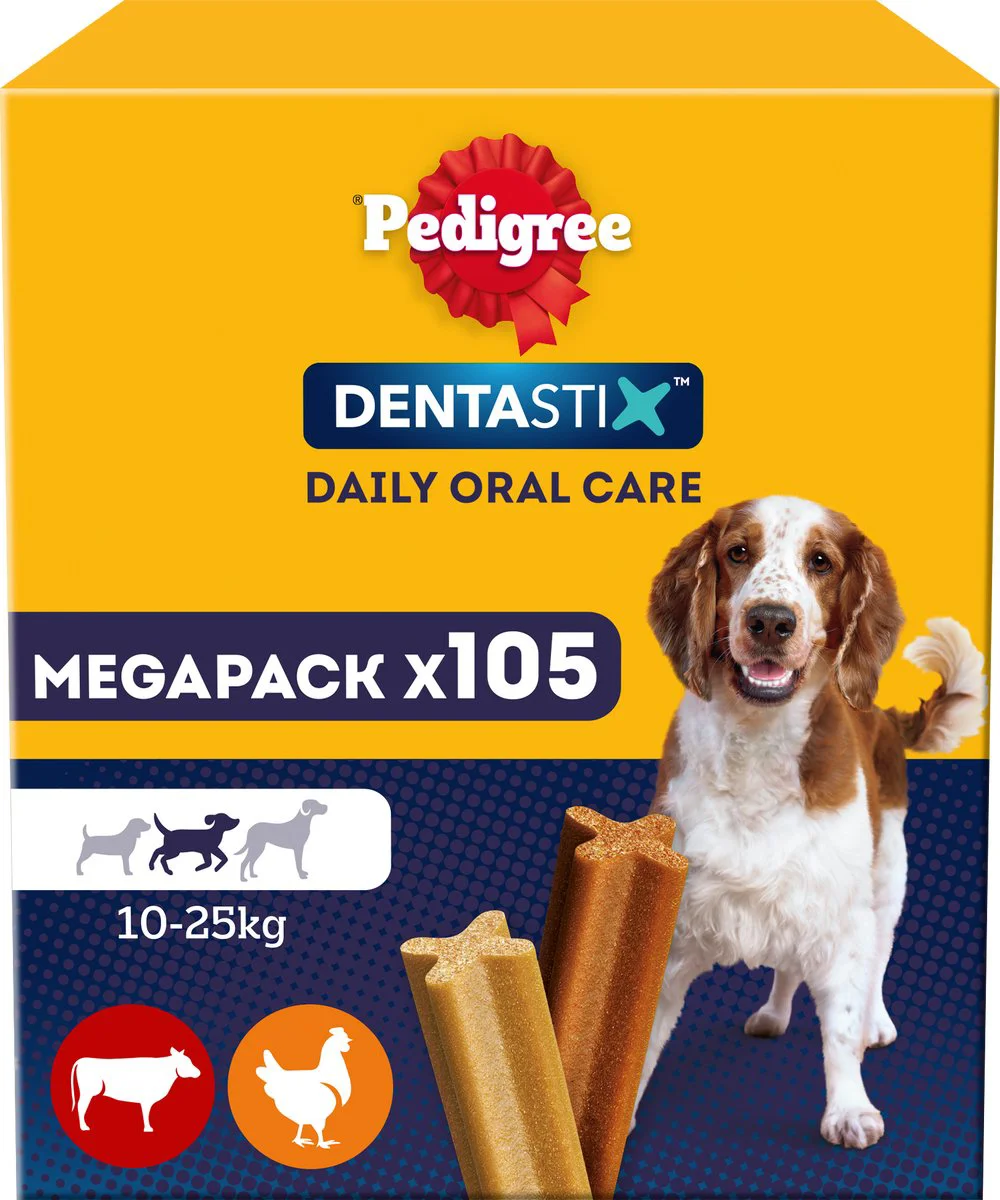 Pedigree Dentastix Medium Multipack 105-pack