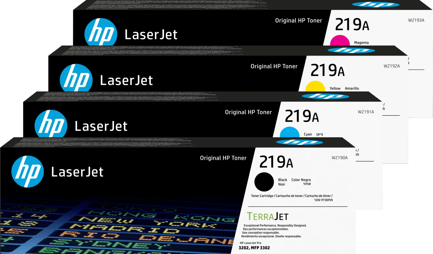 HP 219A LaserJet Toner Combo Pack