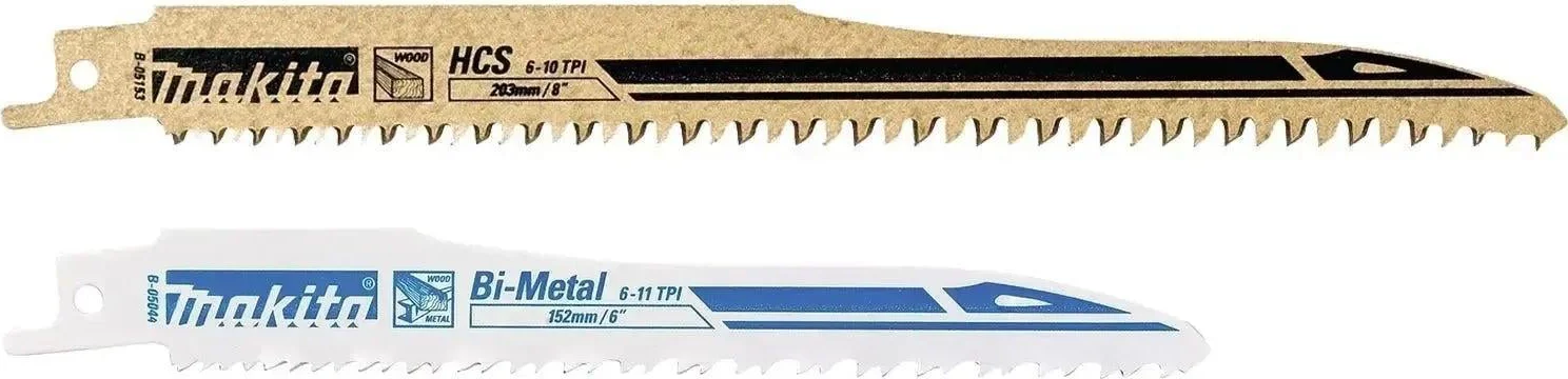 Makita P-71663 Reciprozaagbladenset 10-delig 5x B-05153 / 5x B-05044
