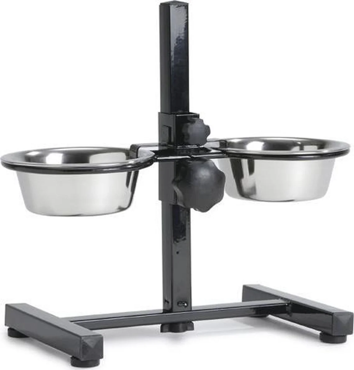Beeztees Standaard - Dinerset Hond - Zwart - 16 cm
