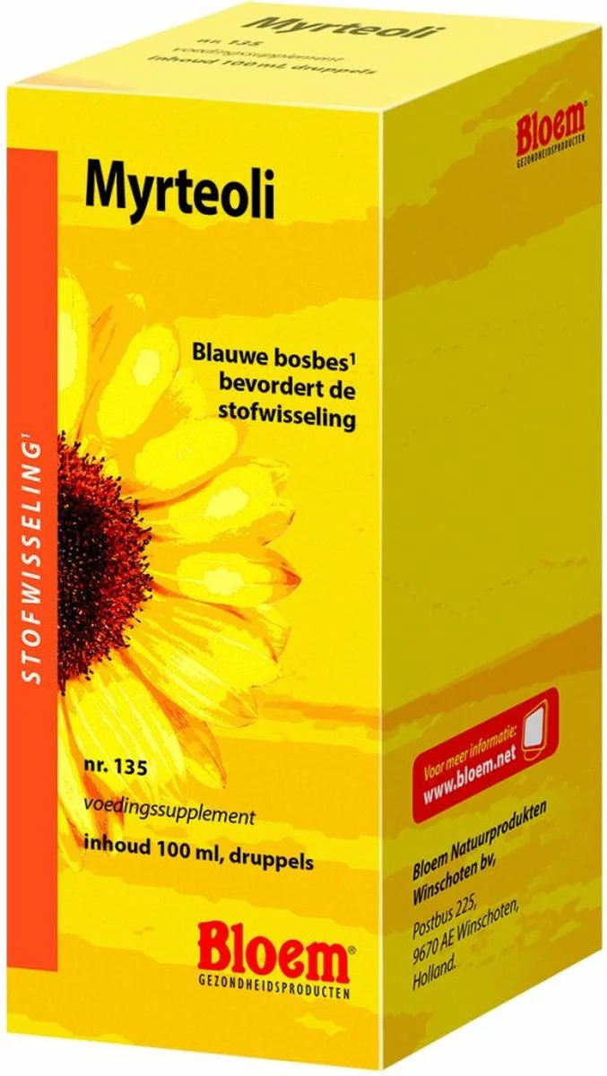 Bloem Myrteoli Druppels 100ML