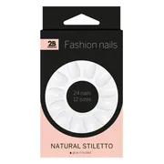 2B Nails Natural Stiletto 24ST