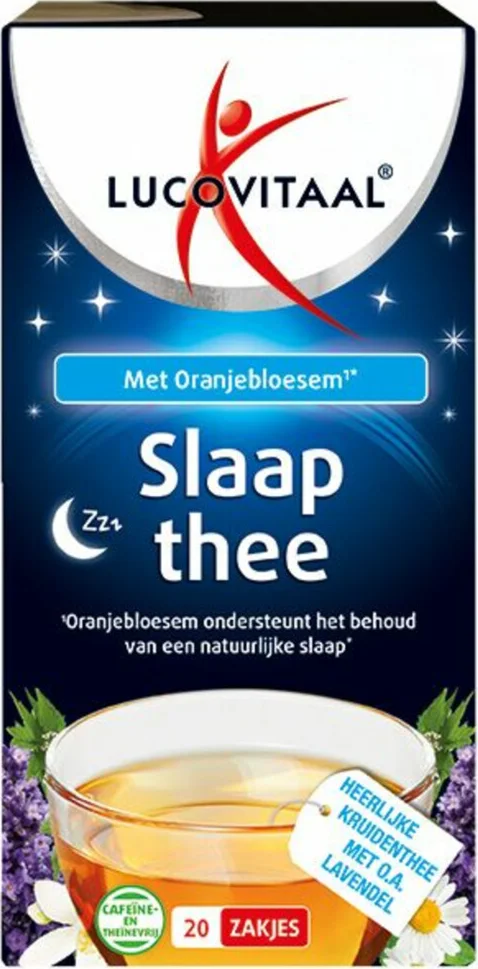 10x Lucovitaal Slaap Thee Vegan 20 stuks