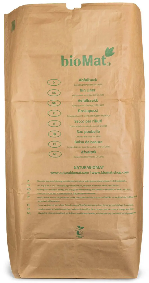 Biomat Papieren Afval Zakken Container 240 Liter 25ST