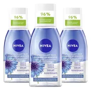 3x NIVEA Oogmake-Up Remover Double Effect Waterproof 125 ml