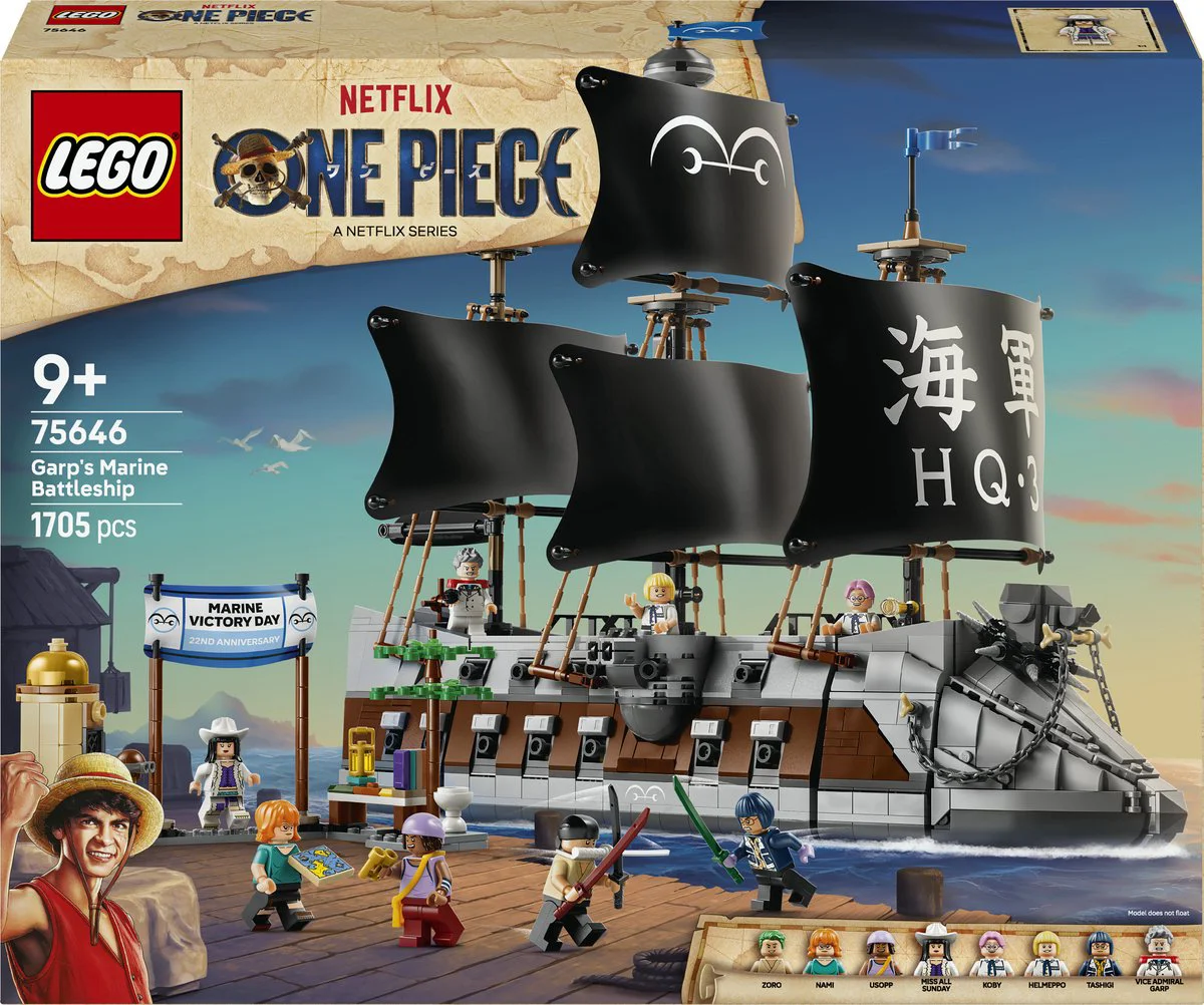LEGO One Piece Het slagschip van Garp 75646