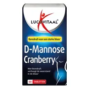 Lucovitaal D-Mannose Cranberry Blaasfunctie 60 tabletten