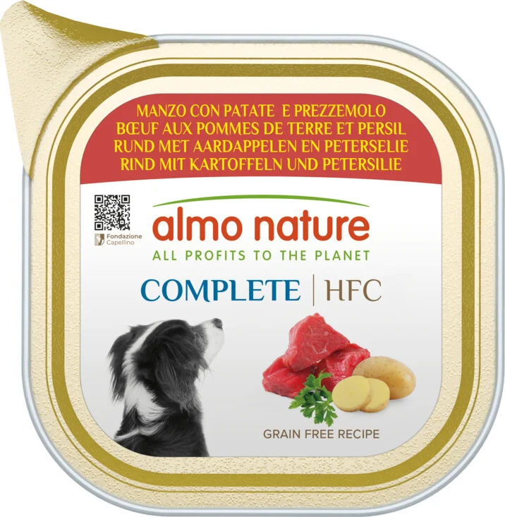 Almo Nature HFC Hondenvoer Nat Rund & Aardappel 150 gr