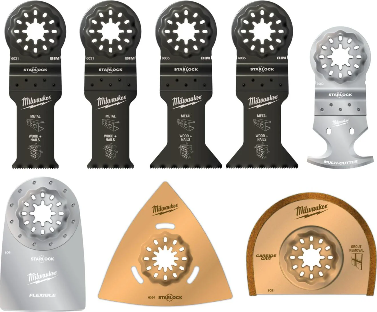 Milwaukee Starlock - Set OMT Renovatie set - 8-delig - 48906088