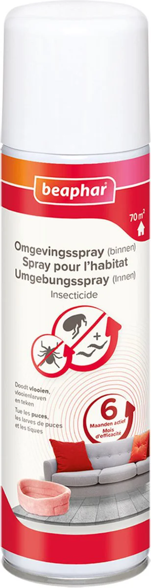 Beaphar Vlooienmiddel Hond Omgevingsspray 250 ml