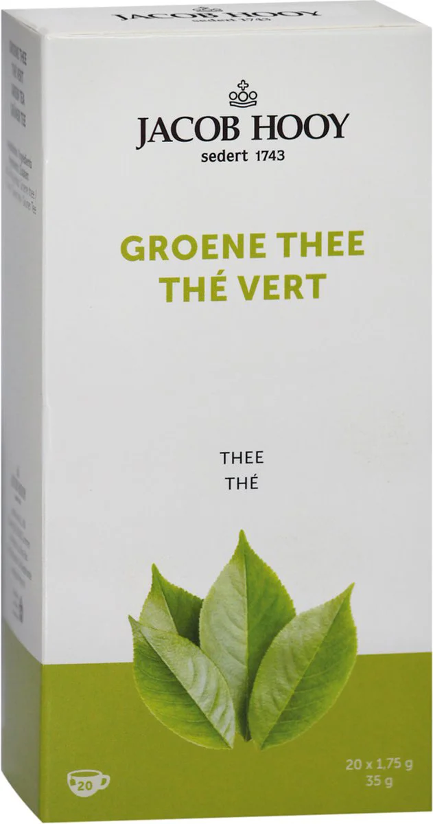 Jacob Hooy Groene Thee Zakjes 20ST