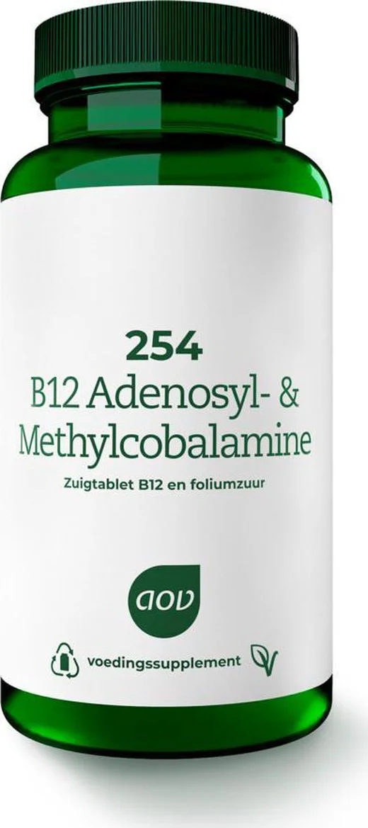 AOV 254 B12 Adenosyl- & Methylcobalamine Zuigtabletten 120ZTB