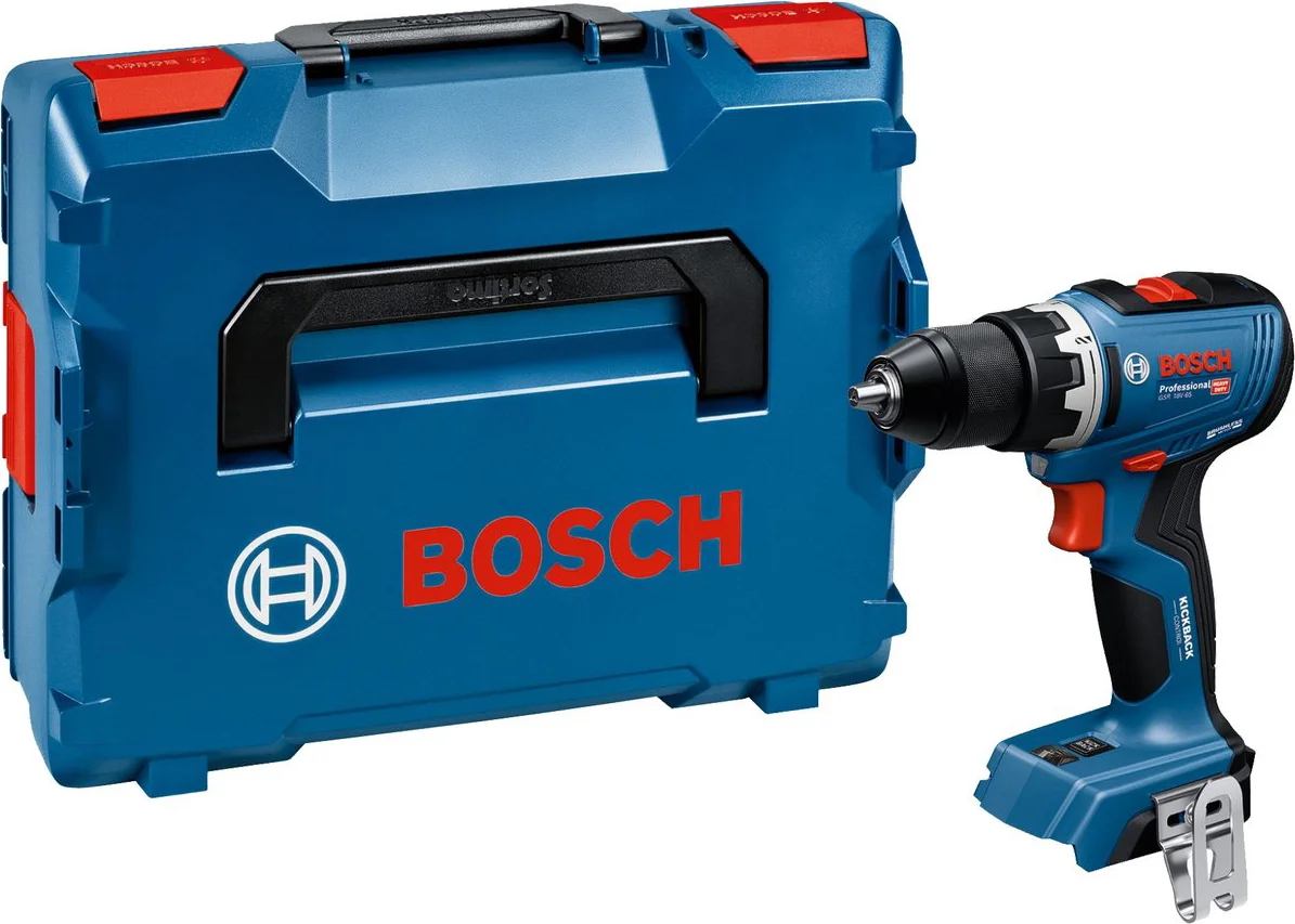 Bosch Professional GSR 18V-65 Accu schroefboormachine 18V Basic Body in L-Boxx - 06019N3201