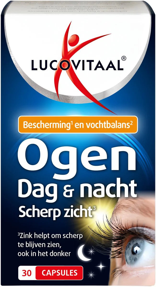 Lucovitaal Ogen Dag & Nacht Scherp Zicht 30 capsules