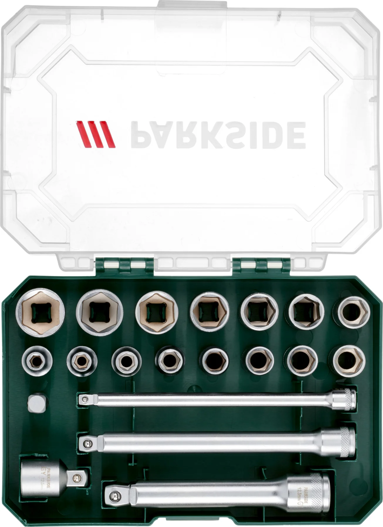 PARKSIDE Dopsleutel- of ratelset (Dopsleutelinzetstukken 20 stuks.)