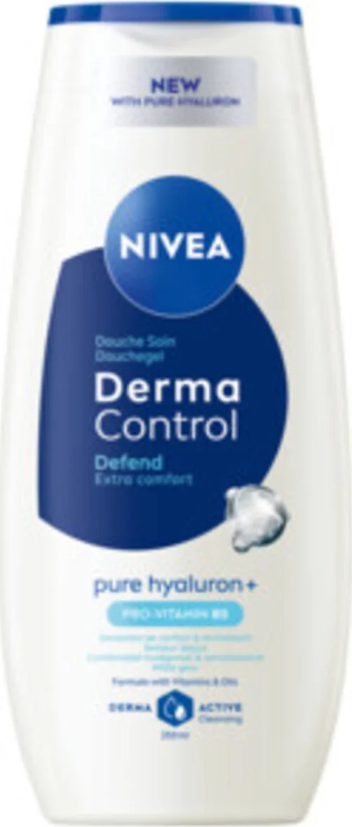 6x NIVEA Showergel Derma Control Defend 250ml