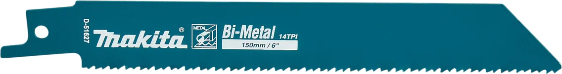 Makita D-51627 Reciprozaagblad Staal 150mm
