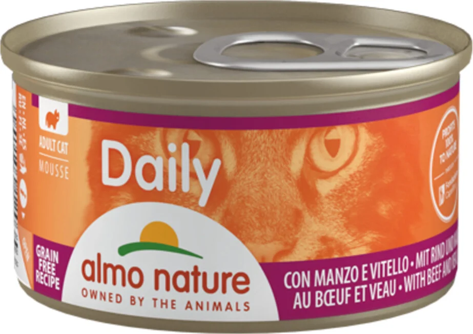 Almo Nature Daily Menu Kattenvoer Nat Mousse Rund 85 gr