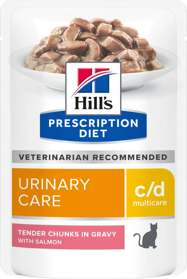 Hill's Prescription Diet c/d Multicare Urinary Care Kattenvoer Nat Zalm 12x85 gr