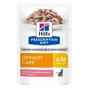 Hill's Prescription Diet c/d Multicare Urinary Care Kattenvoer Nat Zalm 12x85 gr