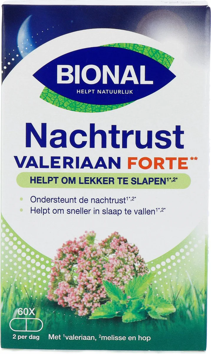 Bional Nachtrust Valeriaan Forte Capsules 60CP