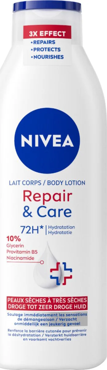 6x NIVEA Bodylotion Repair & Care 250 ml