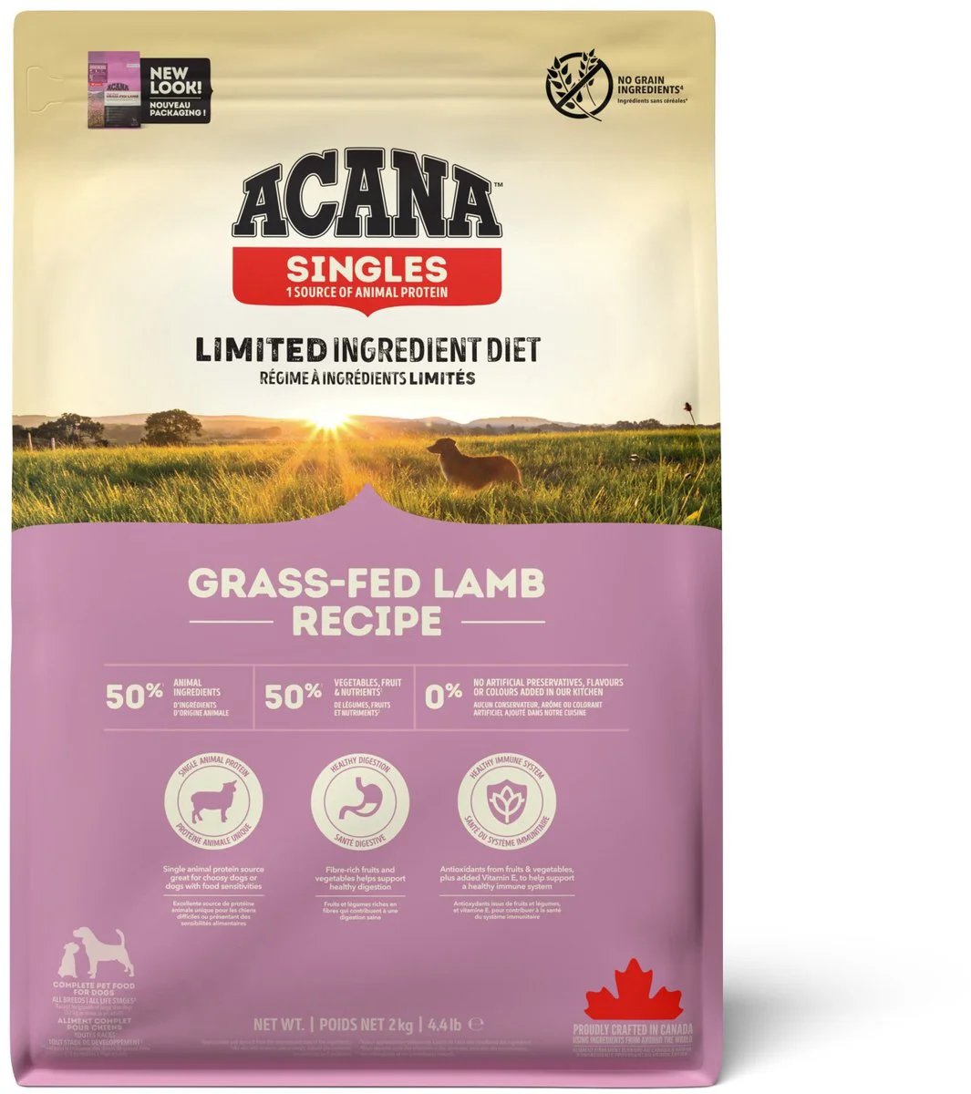 Acana Singles Grass-Fed Lam 2 kg