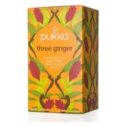 3x Pukka Biologische Thee Three Ginger 20 stuks